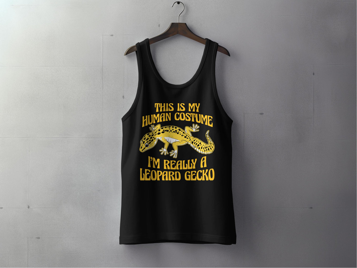 Funny Leopard Gecko Human Costume Tank Top product