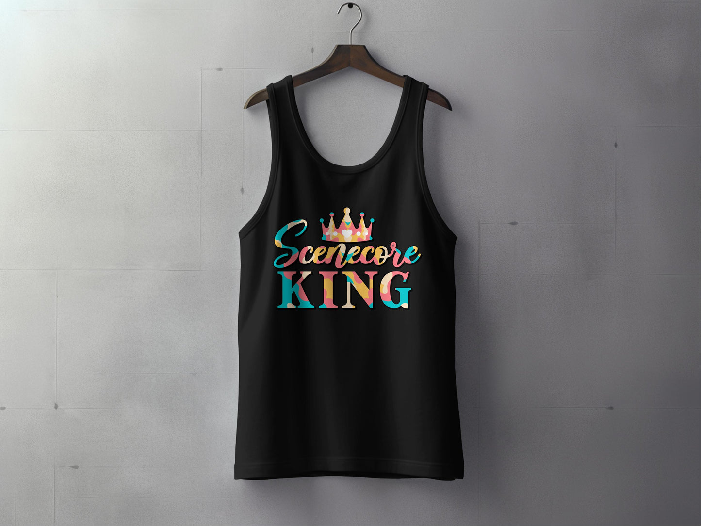 Scenecore King Graphic Tank Top Perfect Lifestyle Product