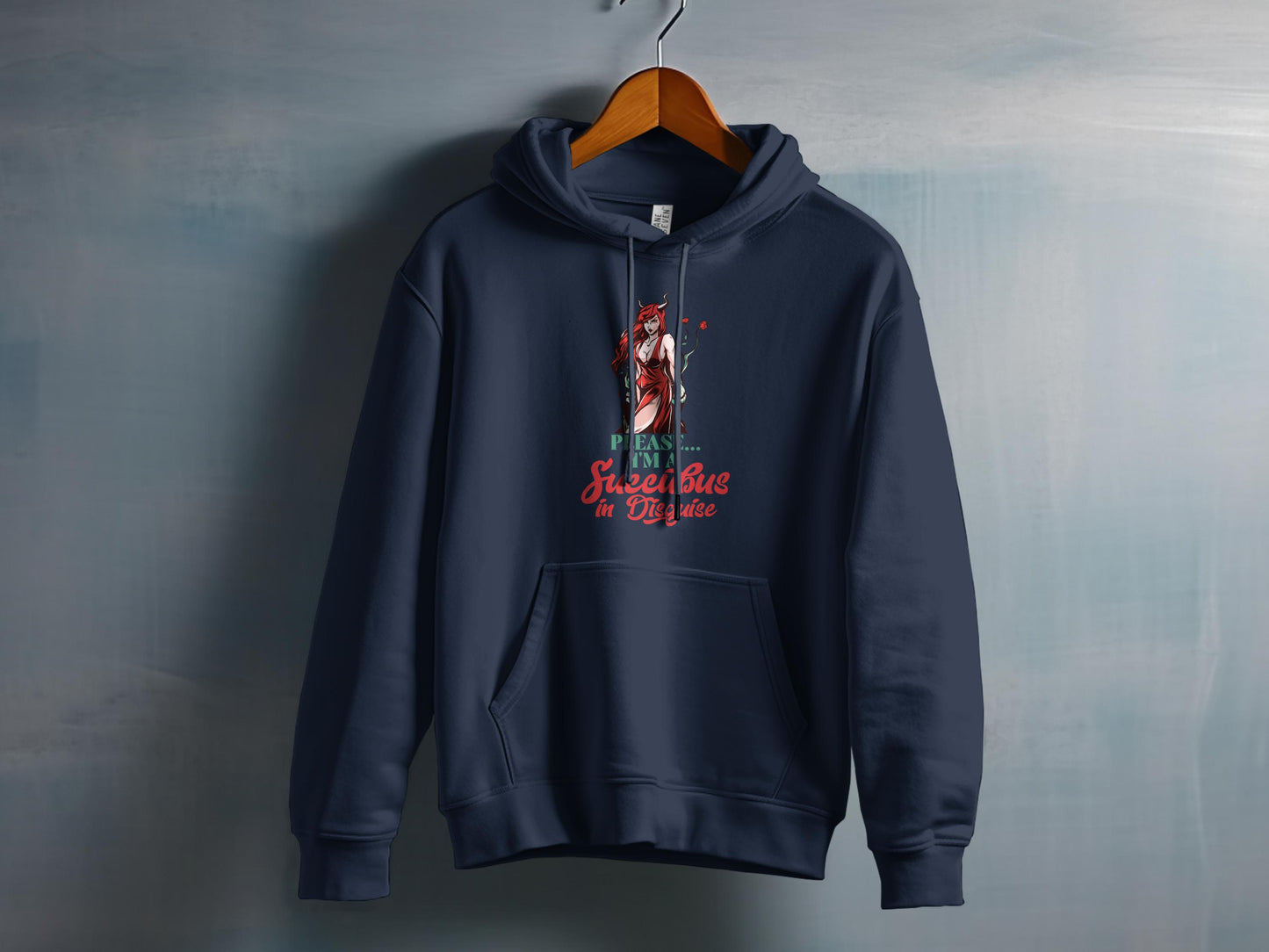 Please Leave Me Alone Red Santa Hoodie product