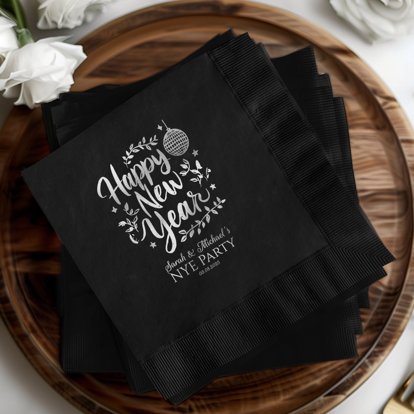 Happy New Year Custom Party Napkin product type