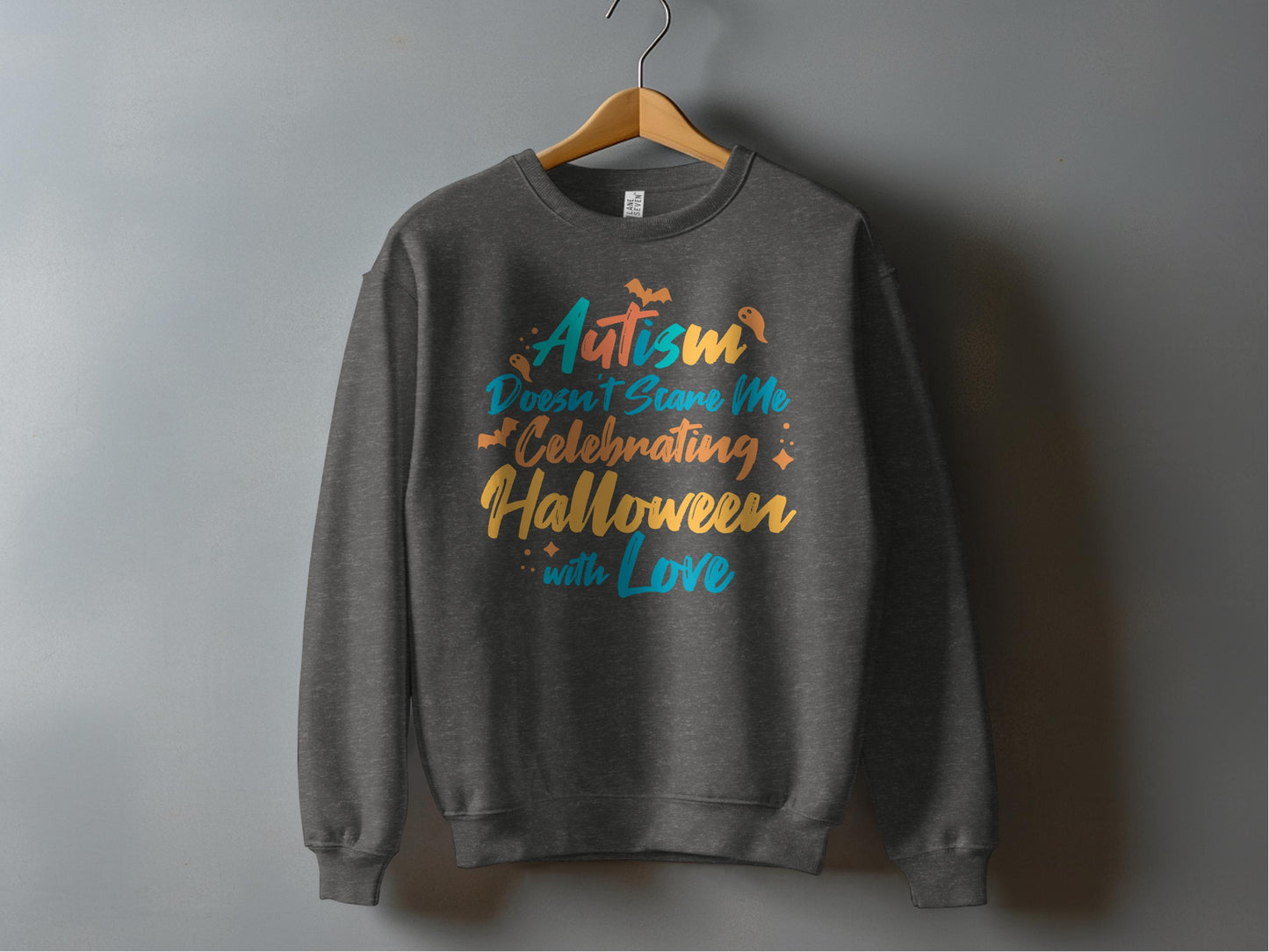 Celebrating Halloween with Love Autism Awareness product
