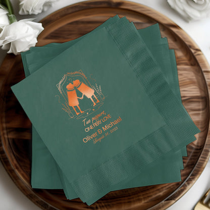 Personalized Wedding Napkins Unique Custom Product