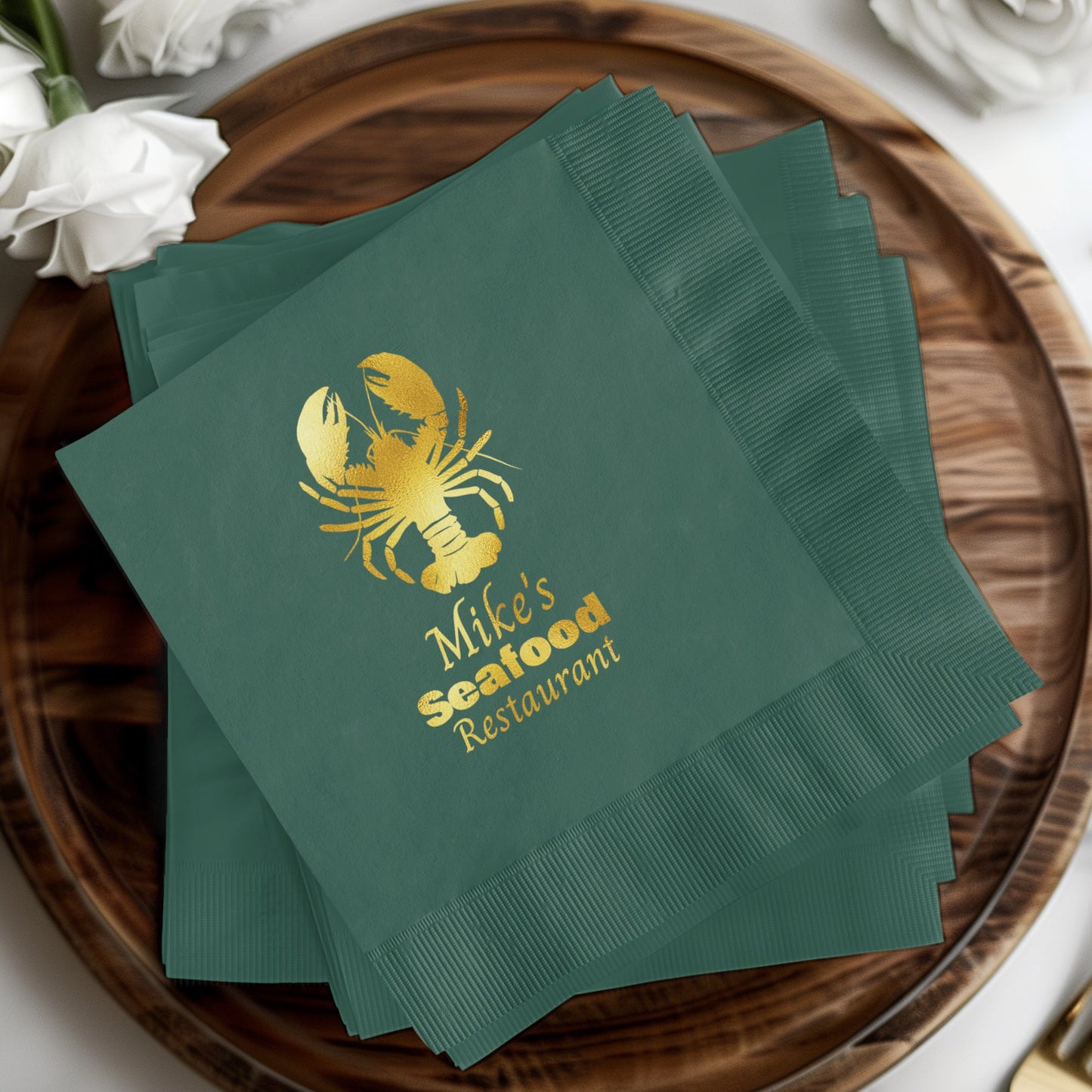 Mike's Seafood Restaurant Napkin Product
