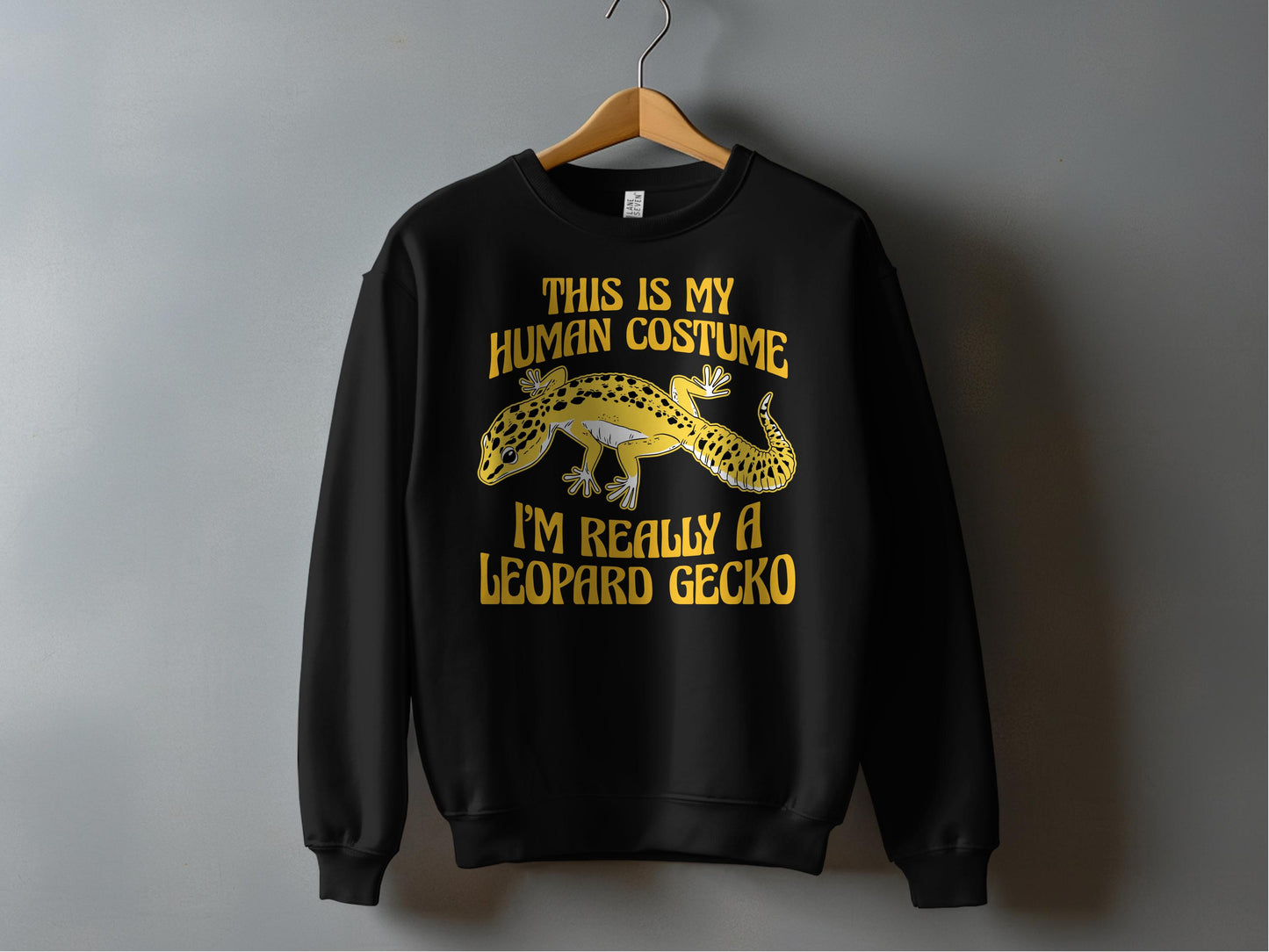 Funny Leopard Gecko Human Costume Sweatshirt product