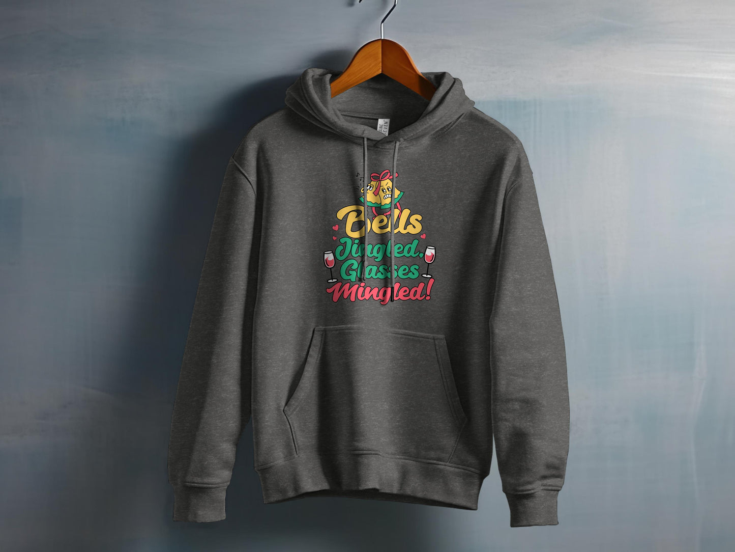 Cheers Jingleled Glasses Mingled Hoodie product type
