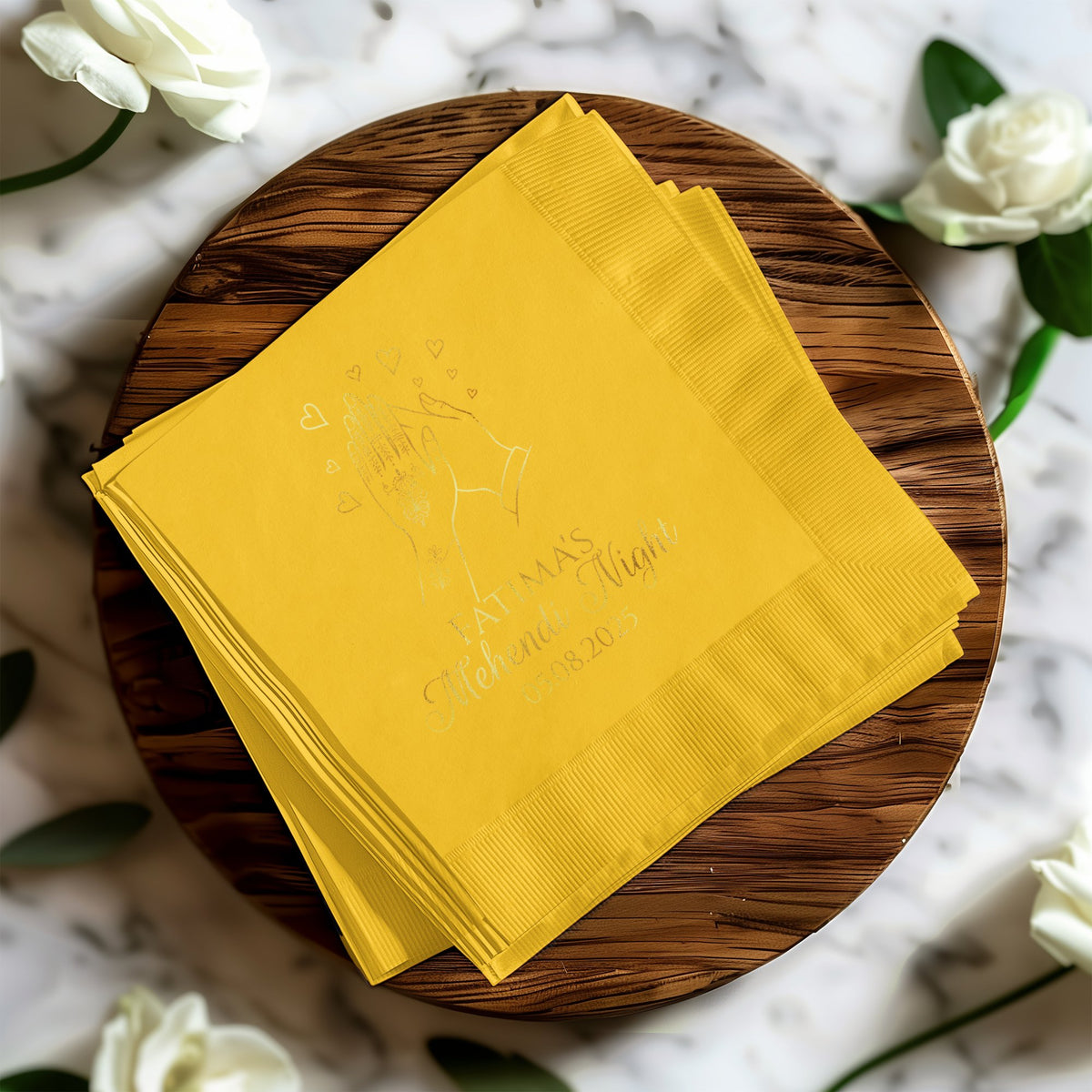 Celebrate Special Occasions with Yellow Party Napkins product