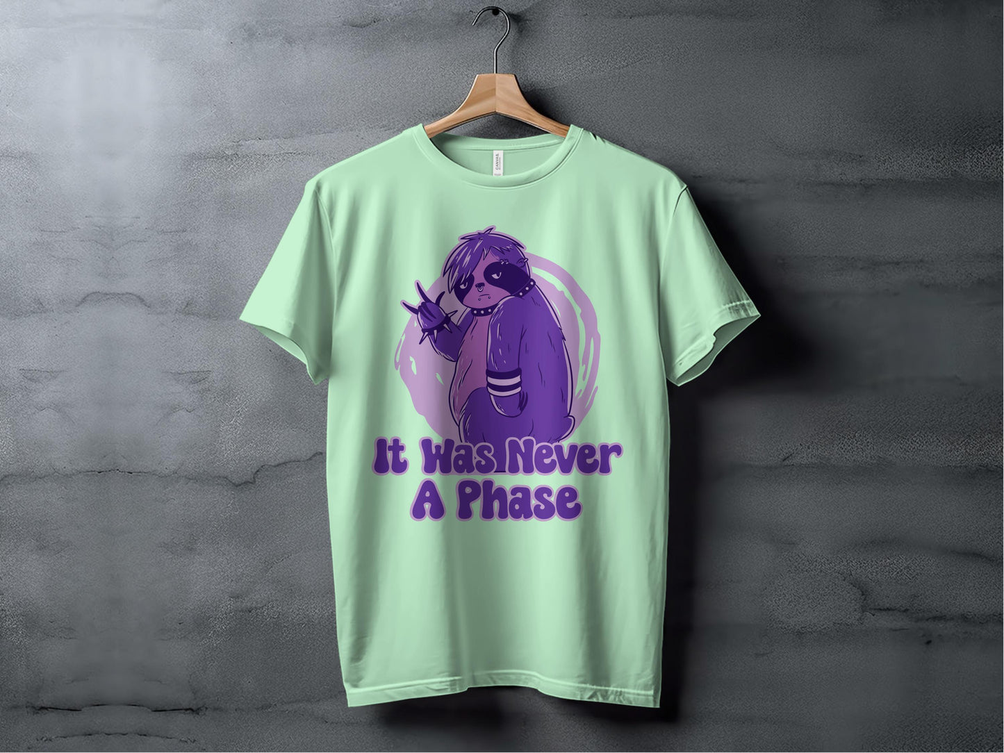 It Was Never A Phase Funny Cute Sloth T-shirt product