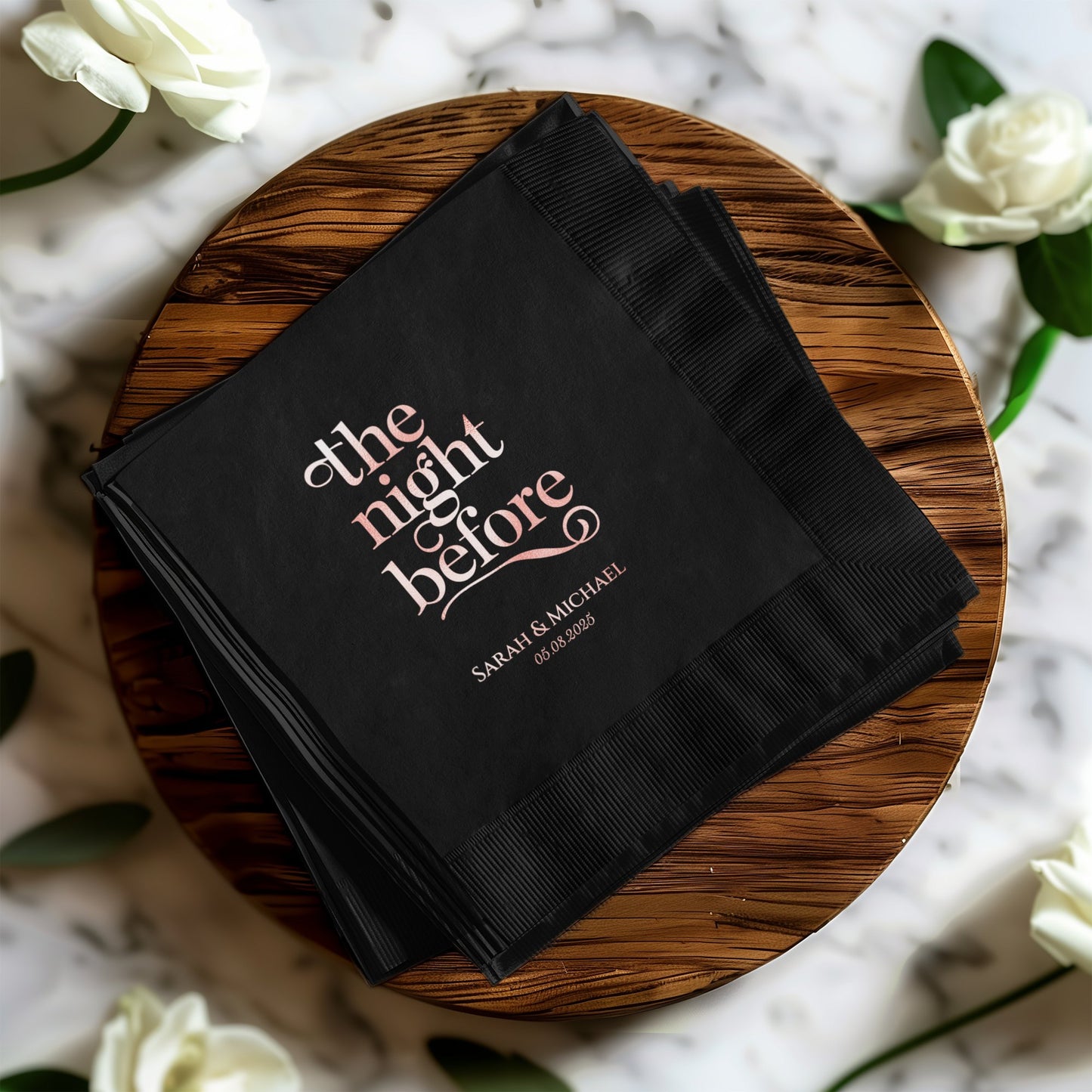 The Night Before Custom Printed Napkin product
