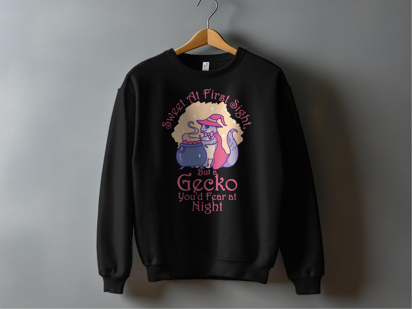 Sweet At First Sight Gecko At Night Sweatshirt product