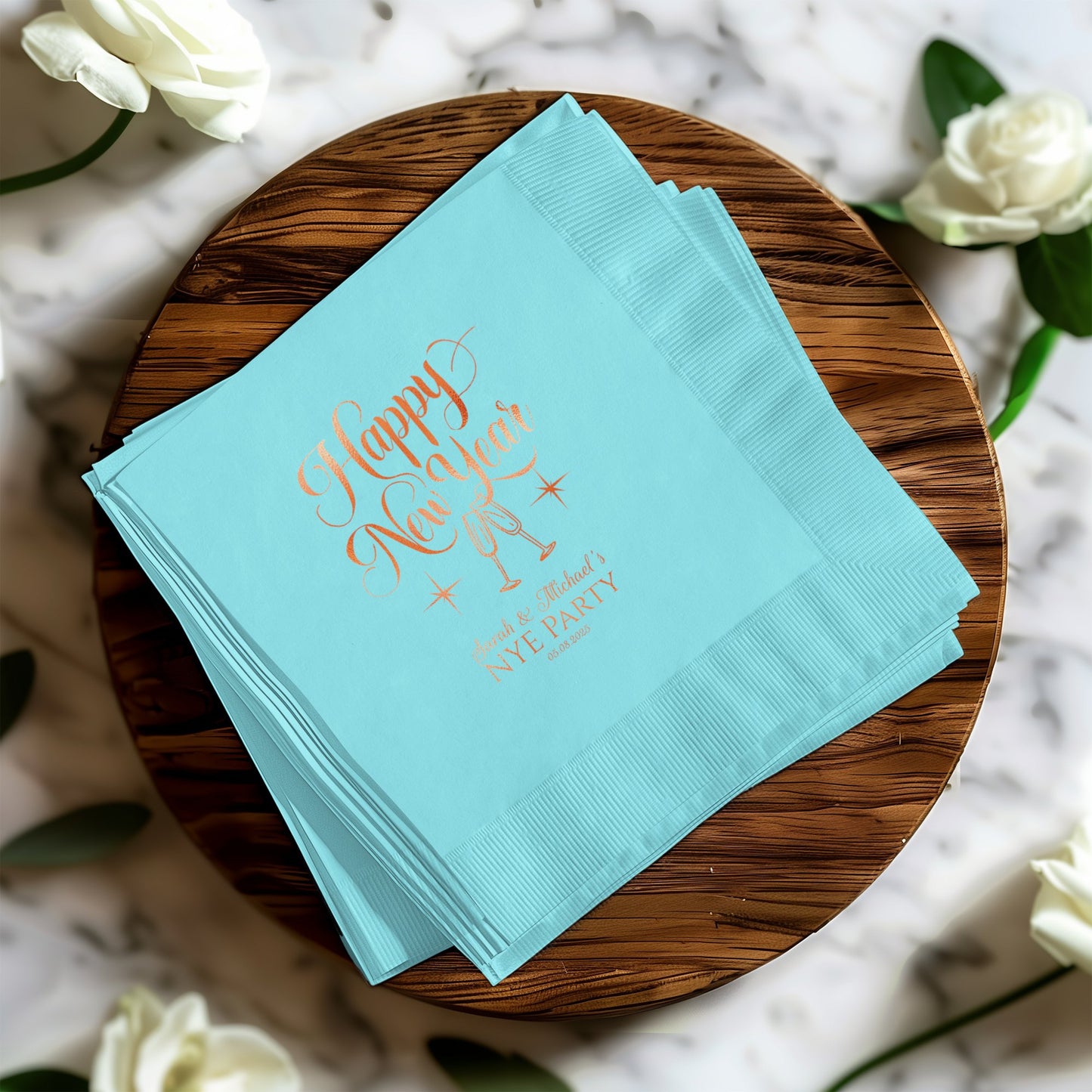 Happy New Year NYE Party Personalized Napkin product type