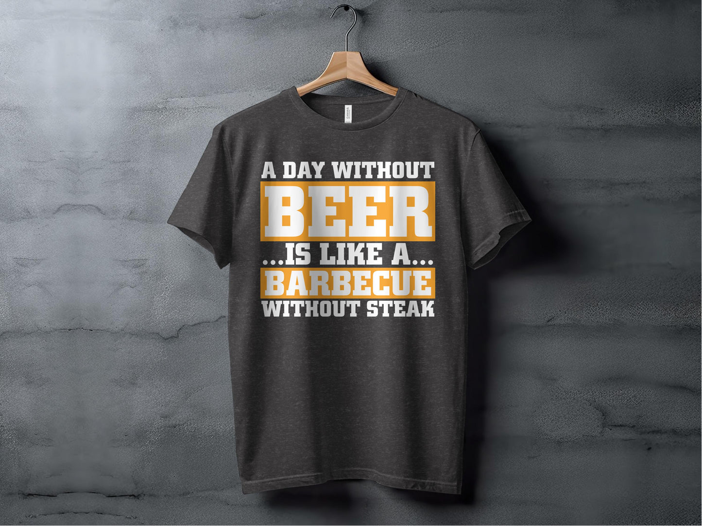 A Day Without Beer Is Like A Barbecue T-shirt product type