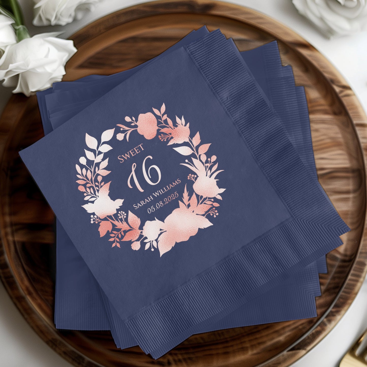 Sweet 16 Personalized Event Napkins product type