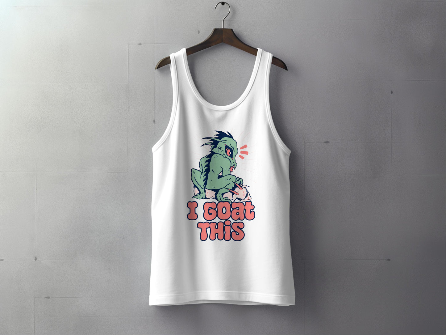I Goat This Fun Graphic Print Tank Top product