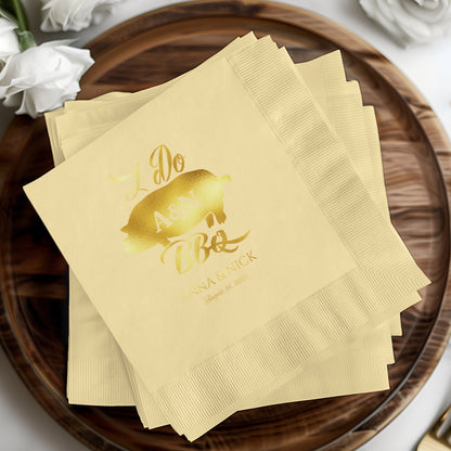 I Do A&N BBQ Personalized Wedding Event Napkins product type