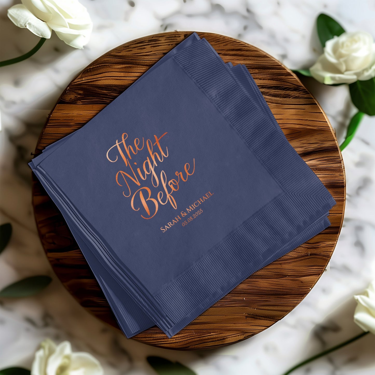 The Night Before Custom Printed Event Napkins product