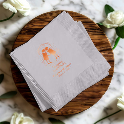 Elegant Personalized Wedding Napkins product