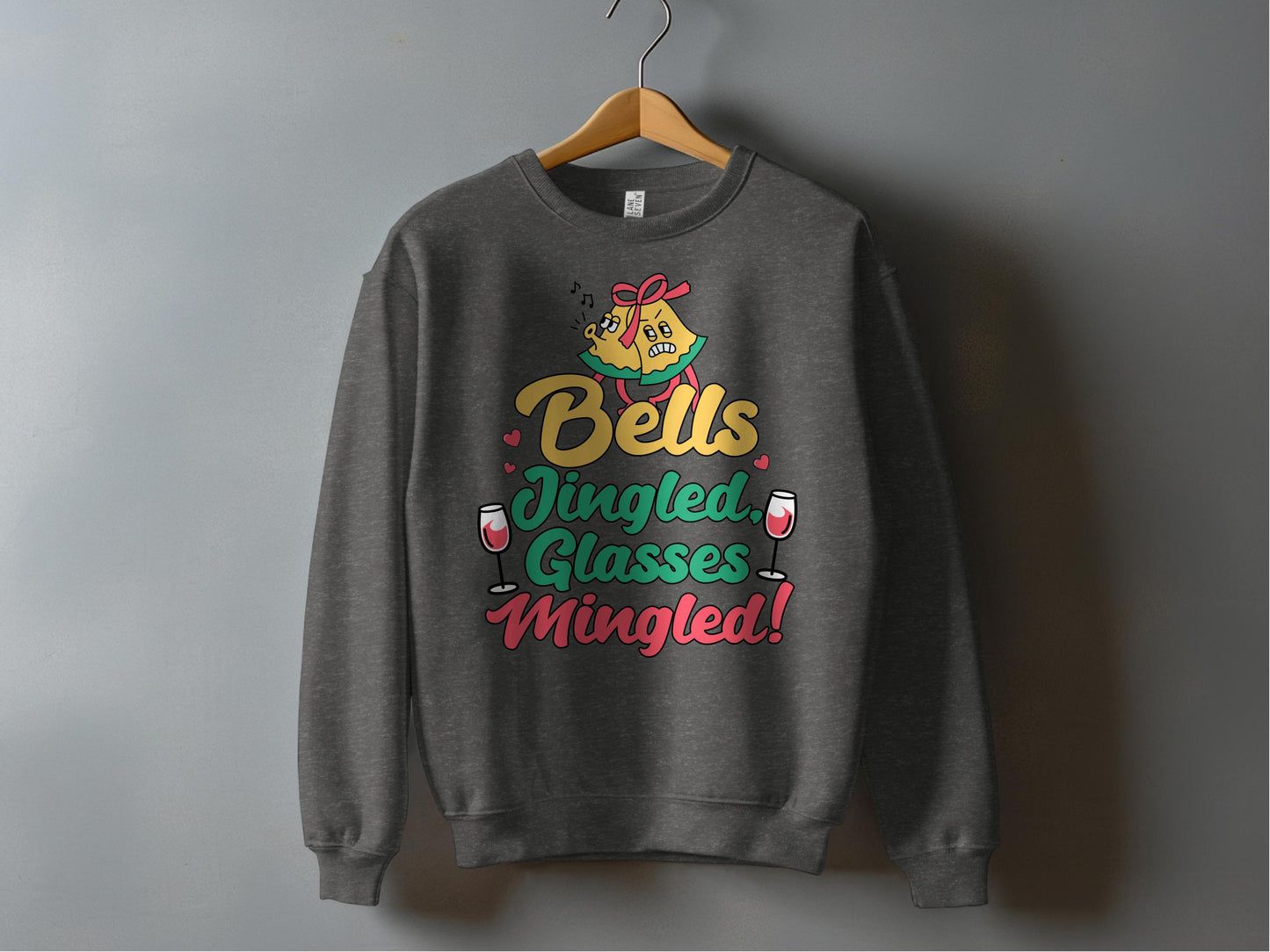 Bells Jingled Glasses Mingled Sweatshirt product