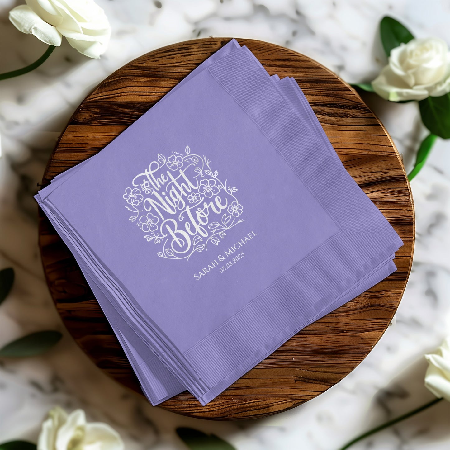 The Best Night Before Personalized Napkins product