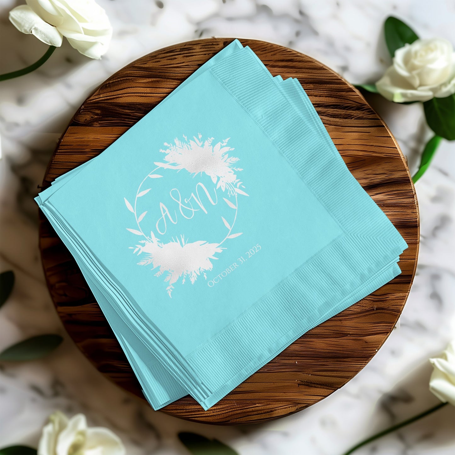 Elegant Personalized Napkins for Special Event product