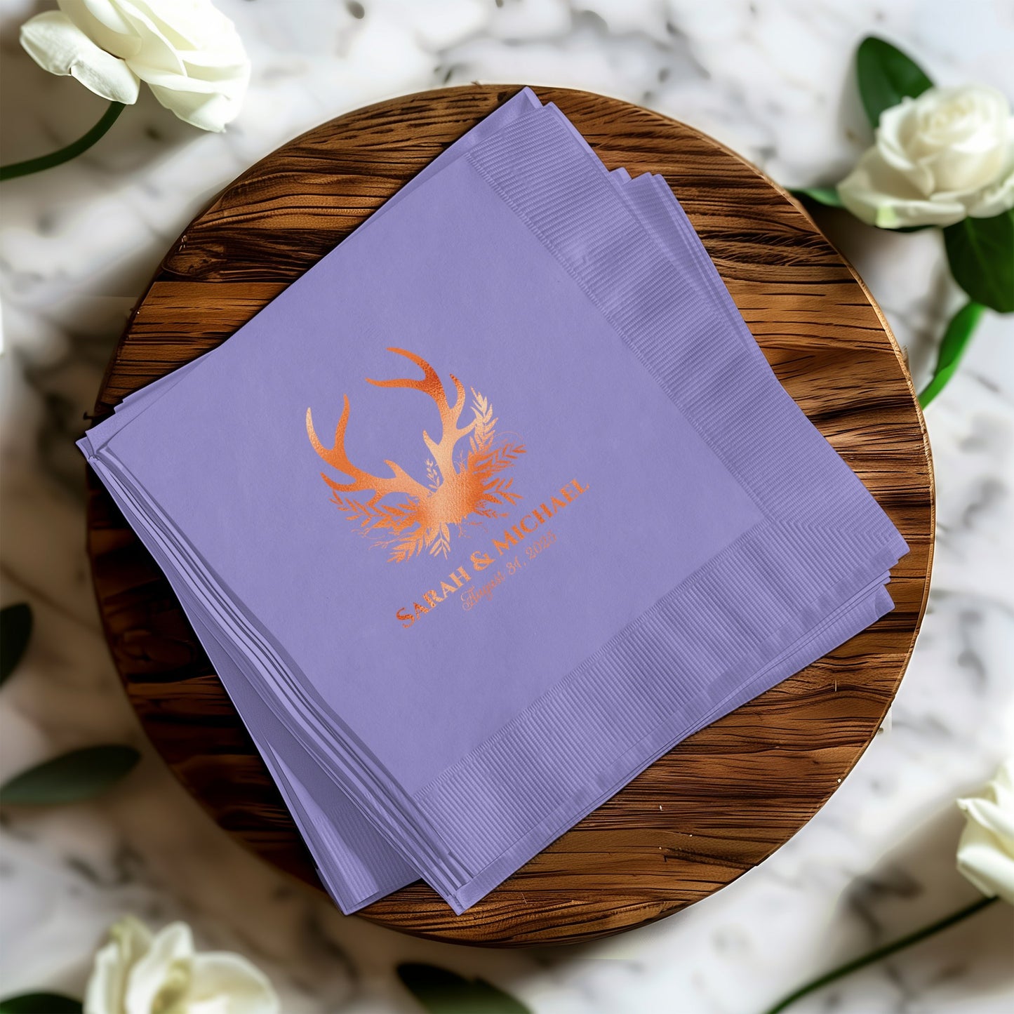 Personalized Wedding Custom Napkins Product