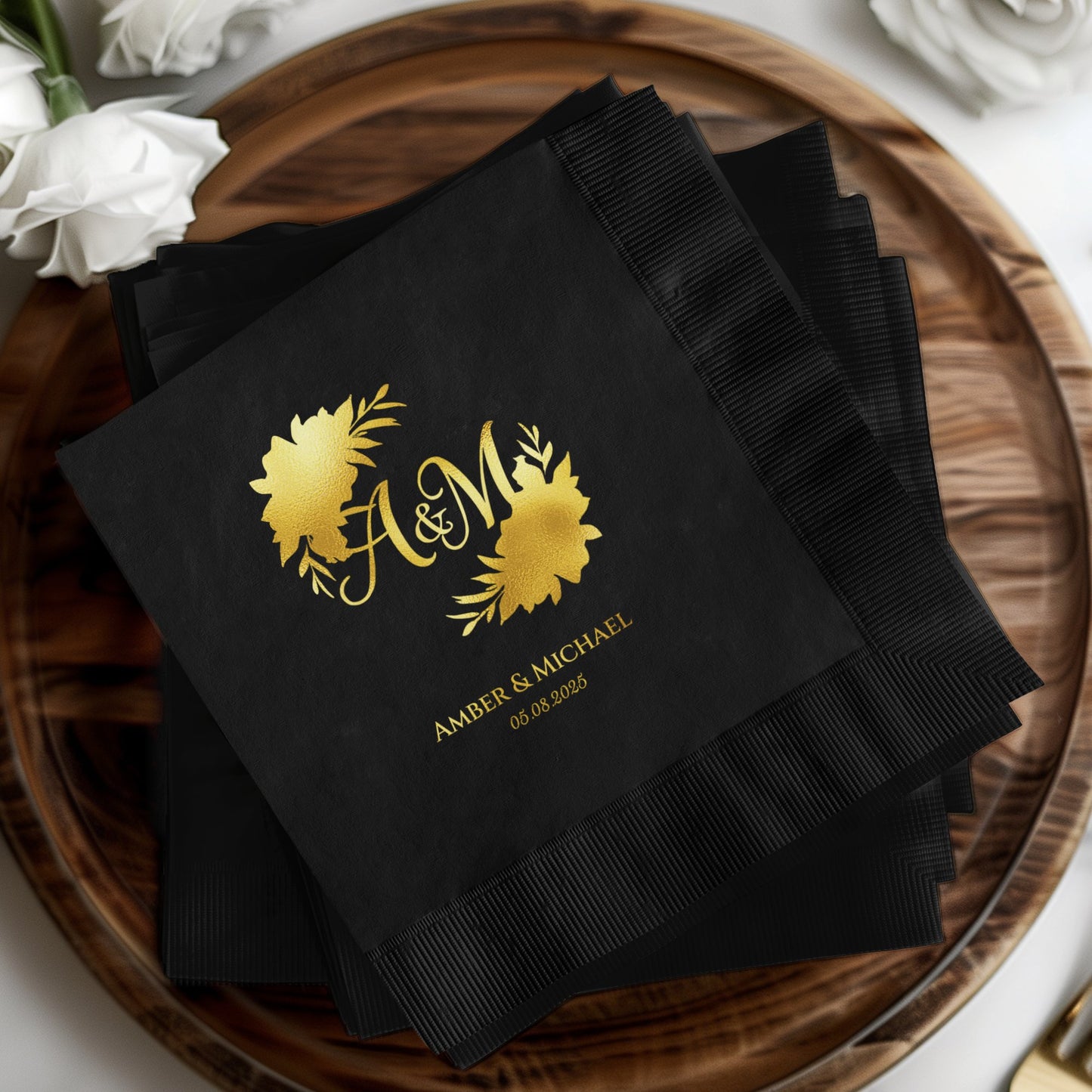 Custom Elegant Personalized Napkin product