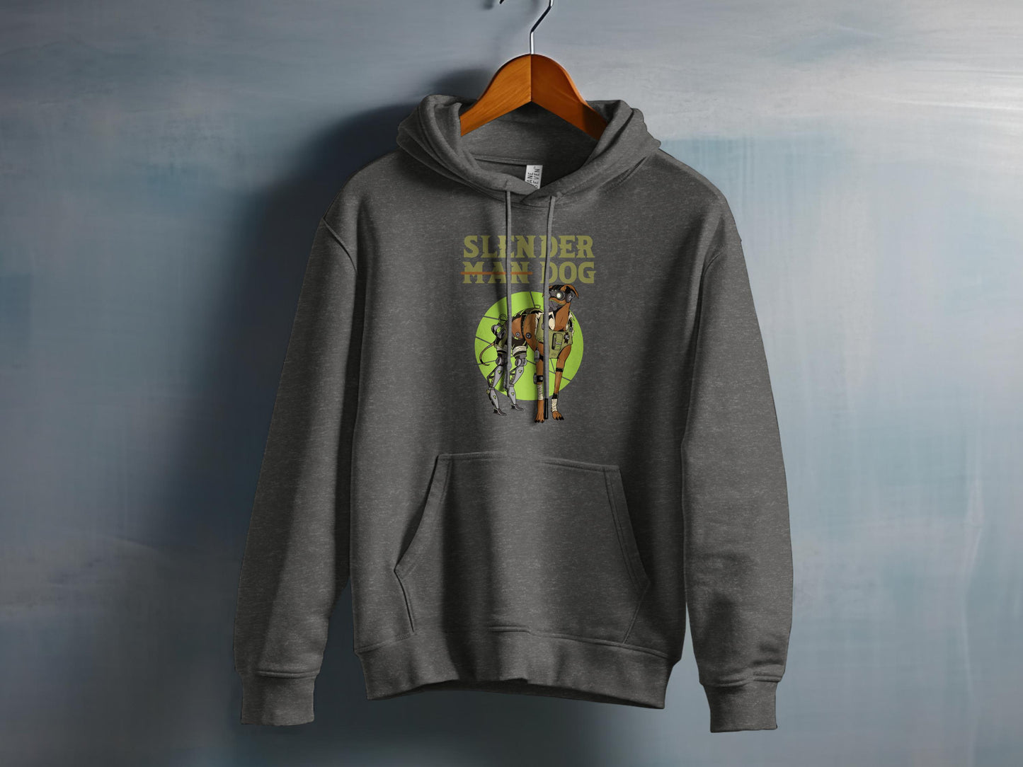 Slunder Man Dog Graphic Design Hoodie product type