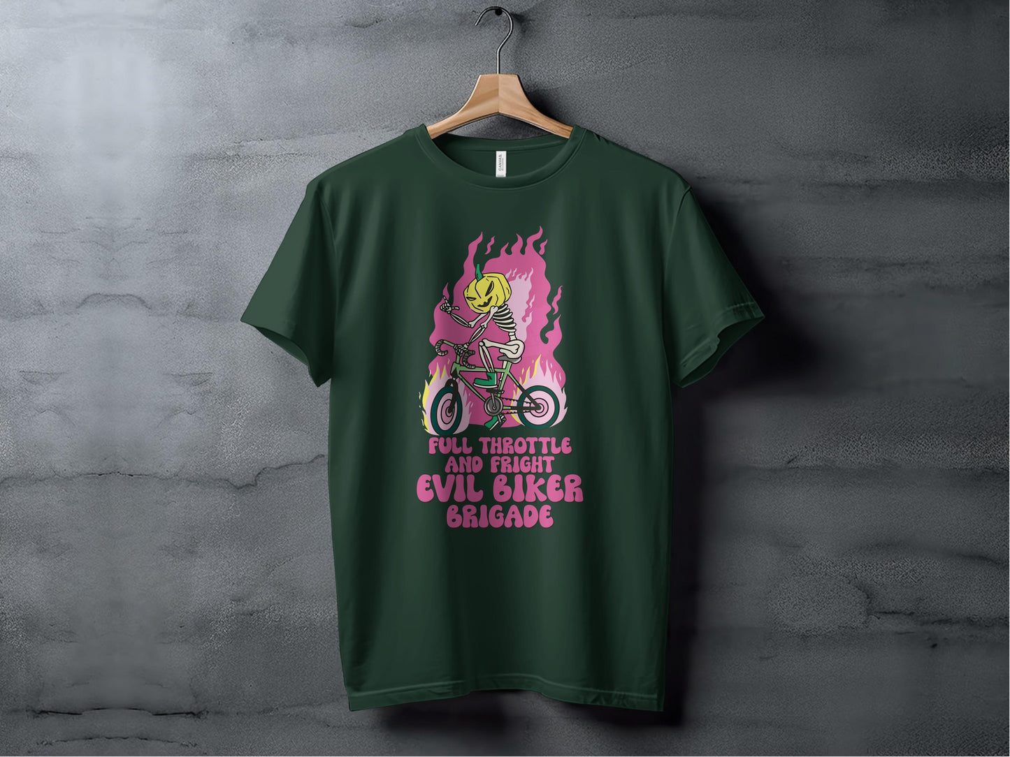 Full Throttle and Fright Evil Biker Brigade T-Shirt product
