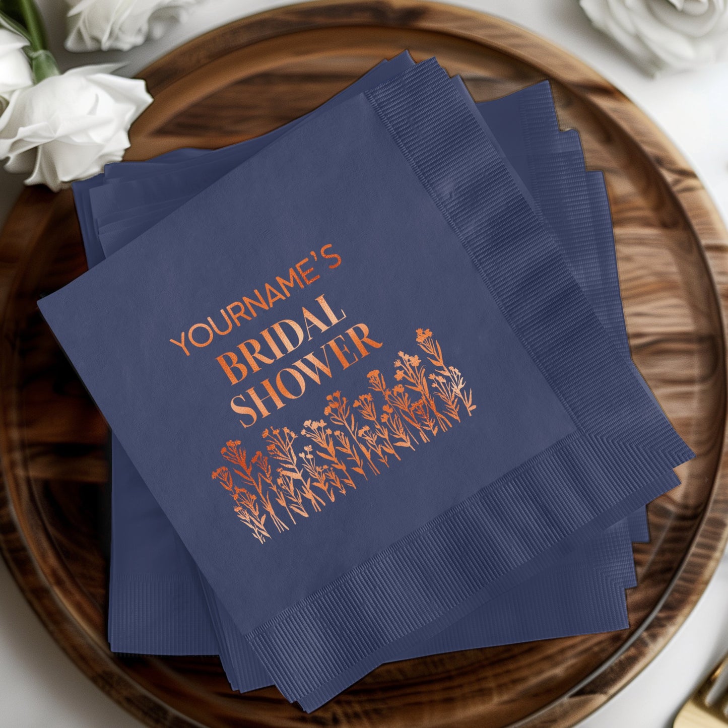 Personalized Bridal Shower Napkins party decor product