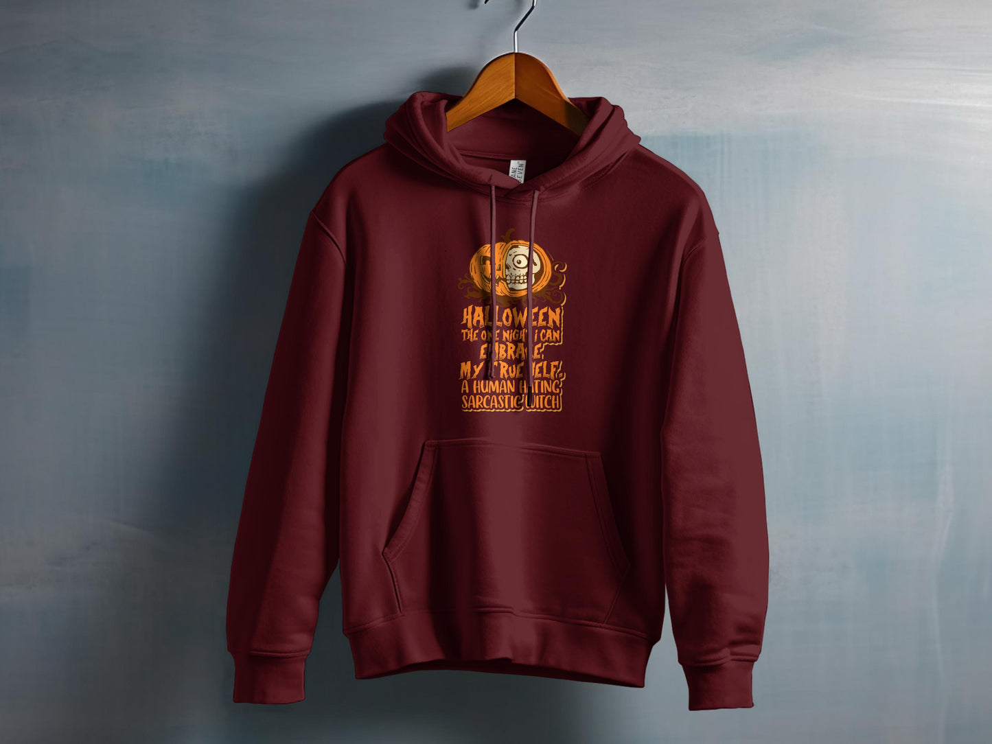 Halloween Pumpkin Scary Funny Sarcastic Hoodie product type