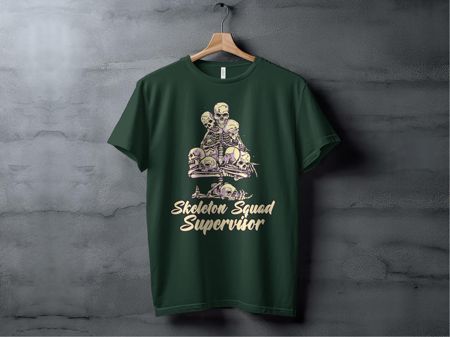 Skeleton Squad Supervisor Graphic T-shirt product
