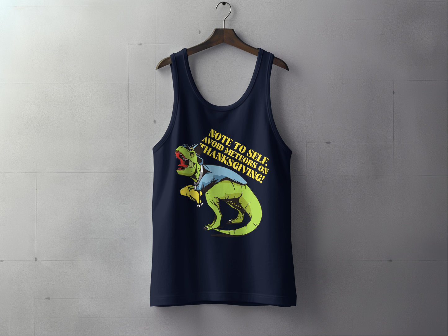 Avoid Discussions of Thanksgiving Dinosaur Tank Top product