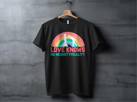 Love Knows No Neurotypicality Rainbow T-Shirt product