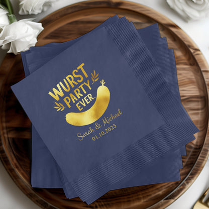 Wurst Party Ever Custom Printed Party Napkins product type