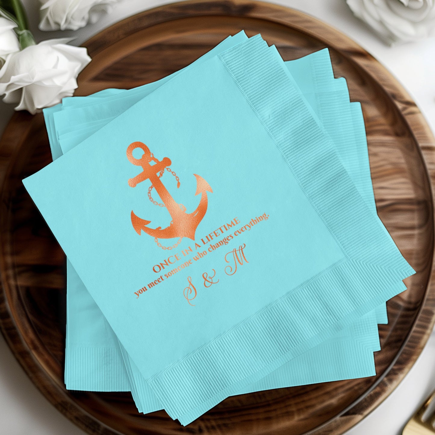 Once in a Lifetime Anchor Napkins product