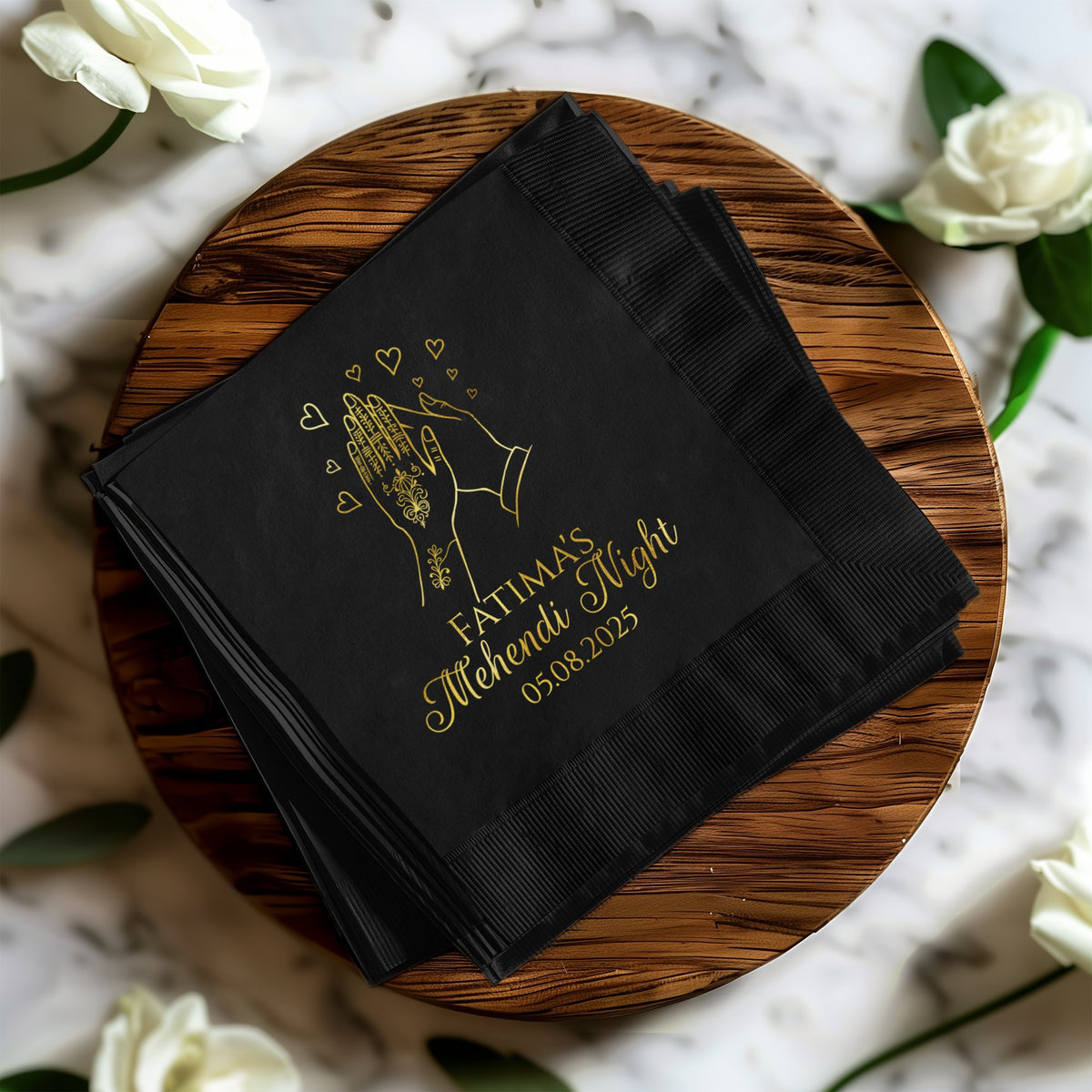 Fatima's Mehendi Night 05.08.2023 Custom Napkin product