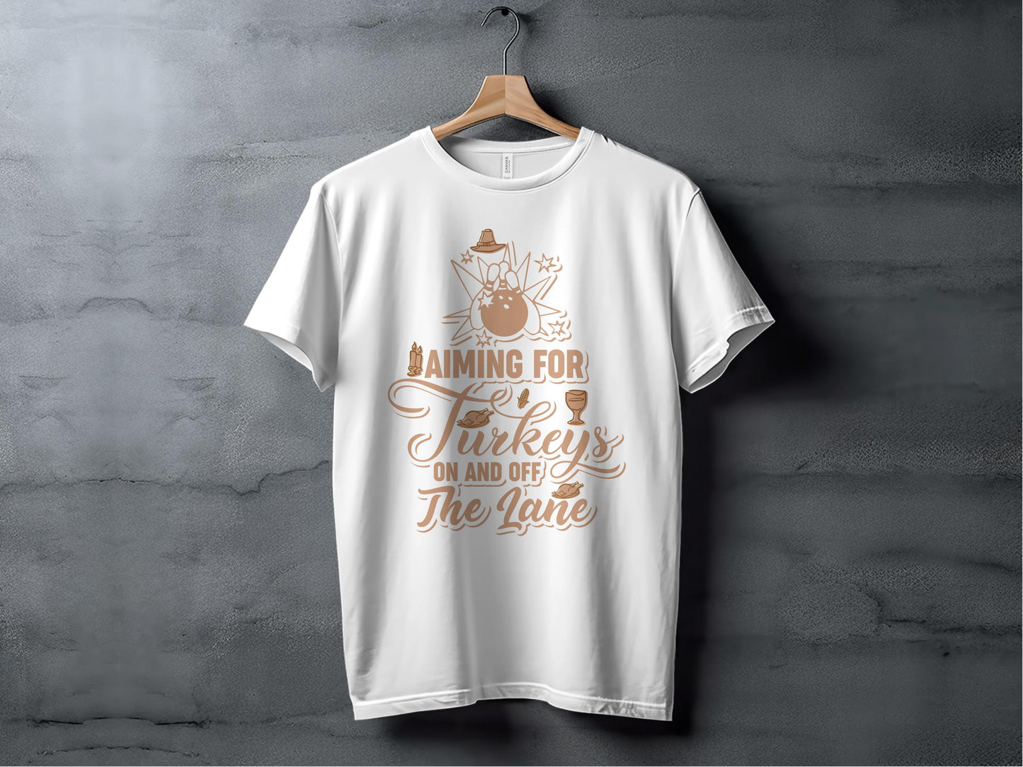 Aiming For Turkeys On and Off The Lane T-shirt product