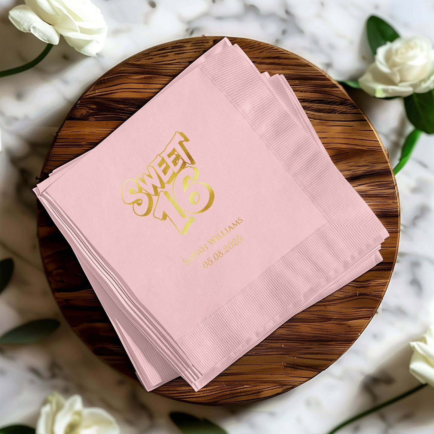Sweet 16 Personalized Party Napkins product
