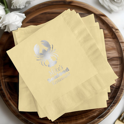 Mike's Seafood Restaurant Decorative Napkin product