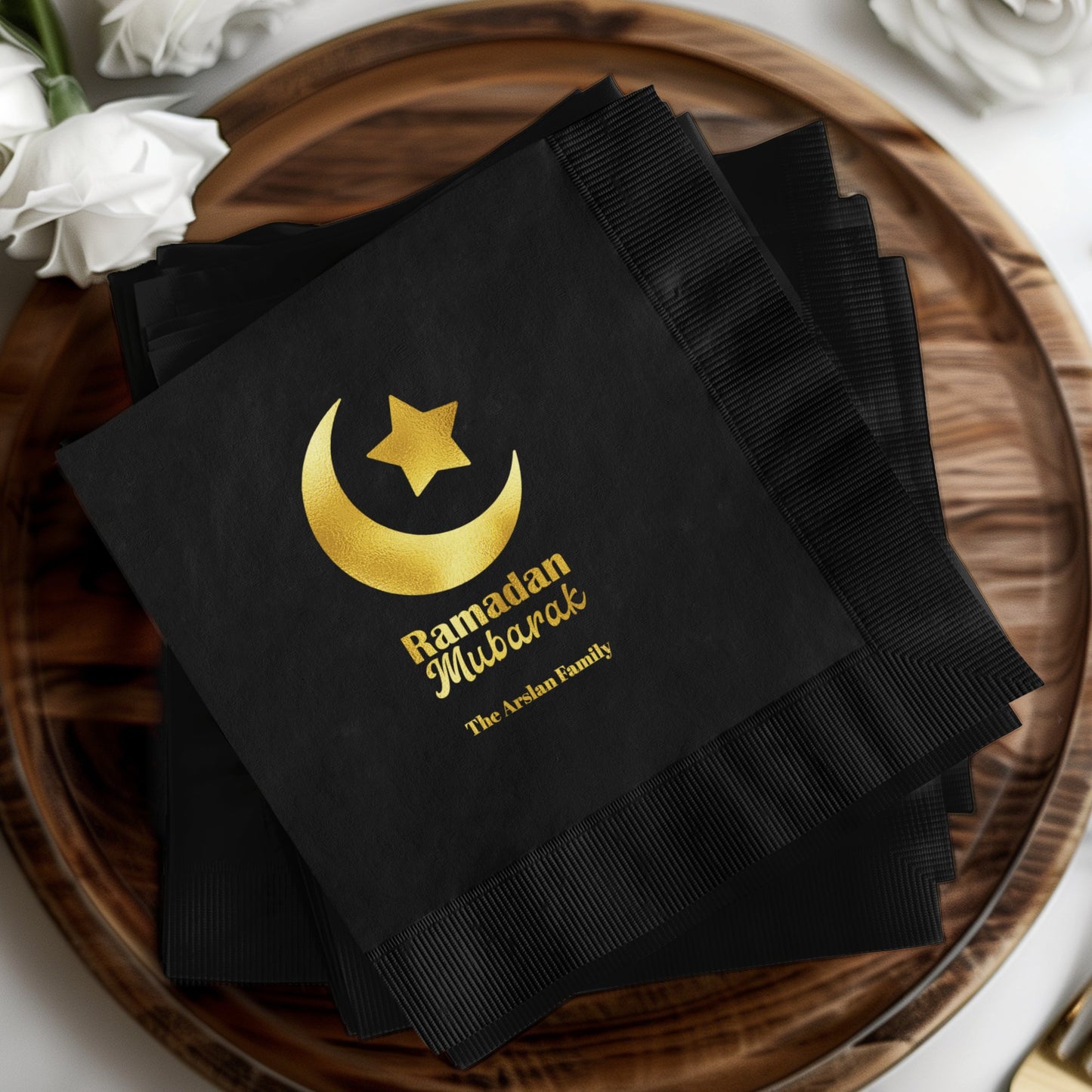 Ramadan Mubarak Golden Star Moon Family product type