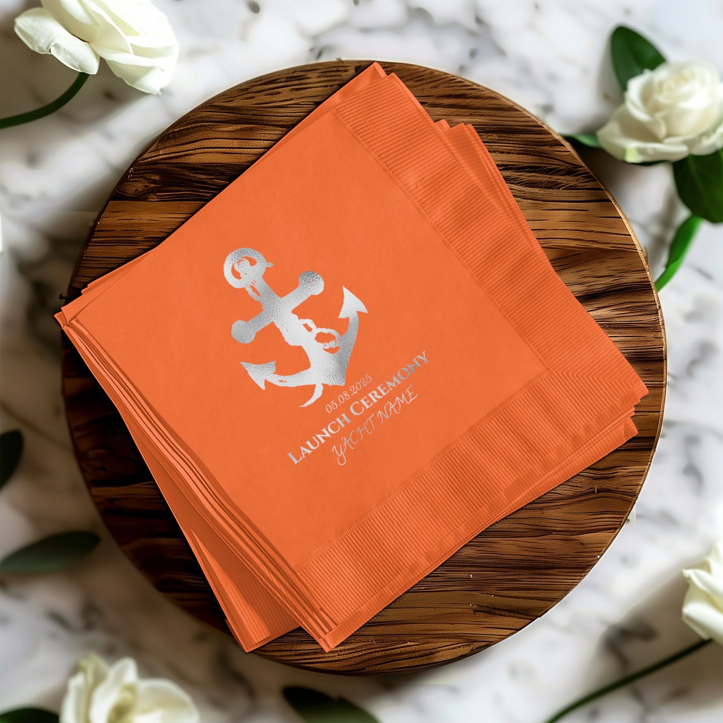 Launch Ceremony Yacht Party Napkin Product