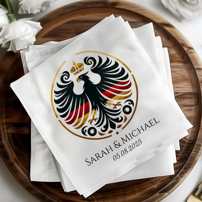 Elegant Personalized Wedding Napkin product