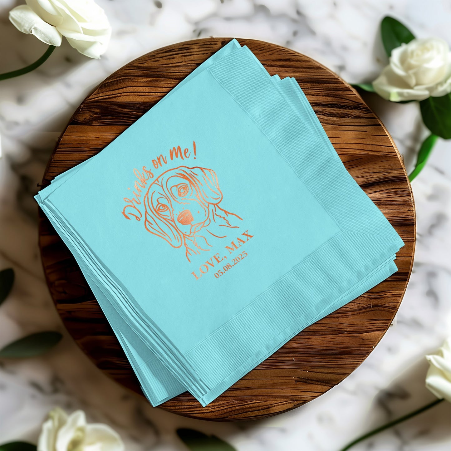 Custom Printed Personalized Napkins Party product type