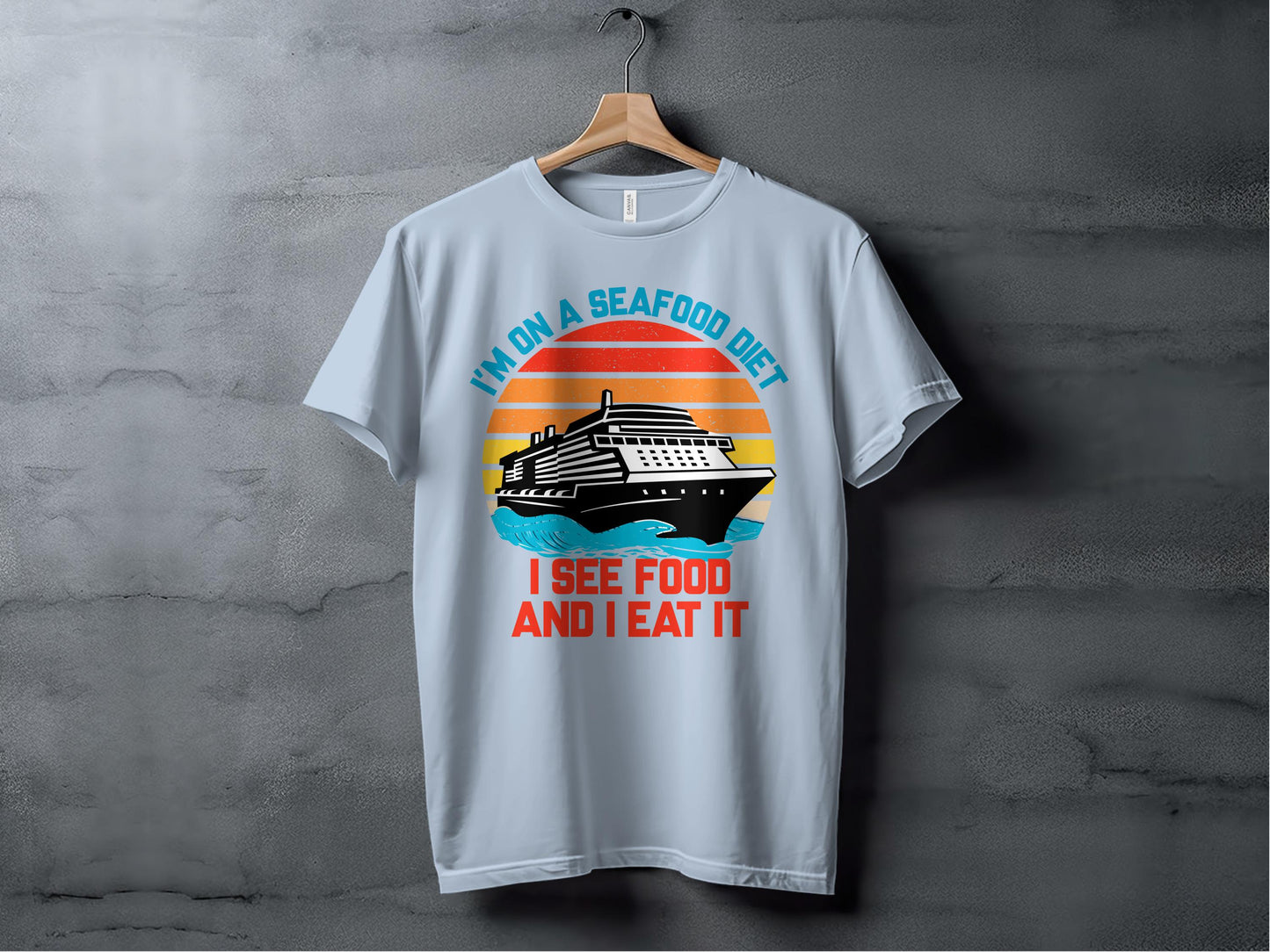 I'm On A Seafood Diet Graphic T-shirt product