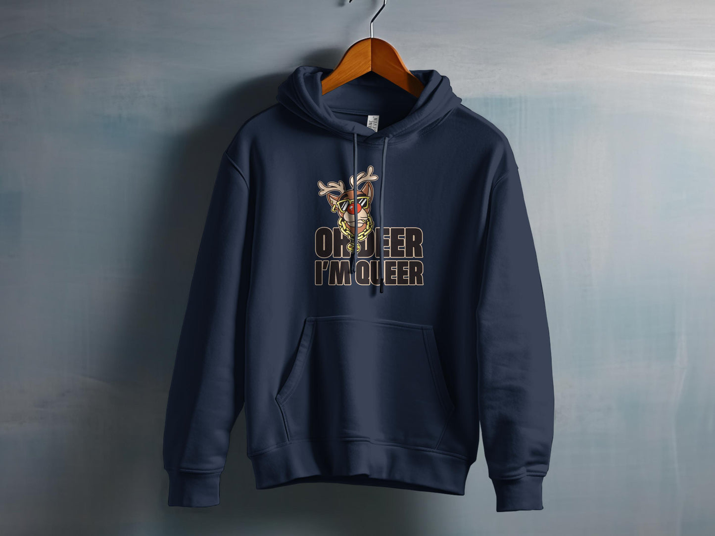 Unique Stylish Queer Letter Design Hoodie product