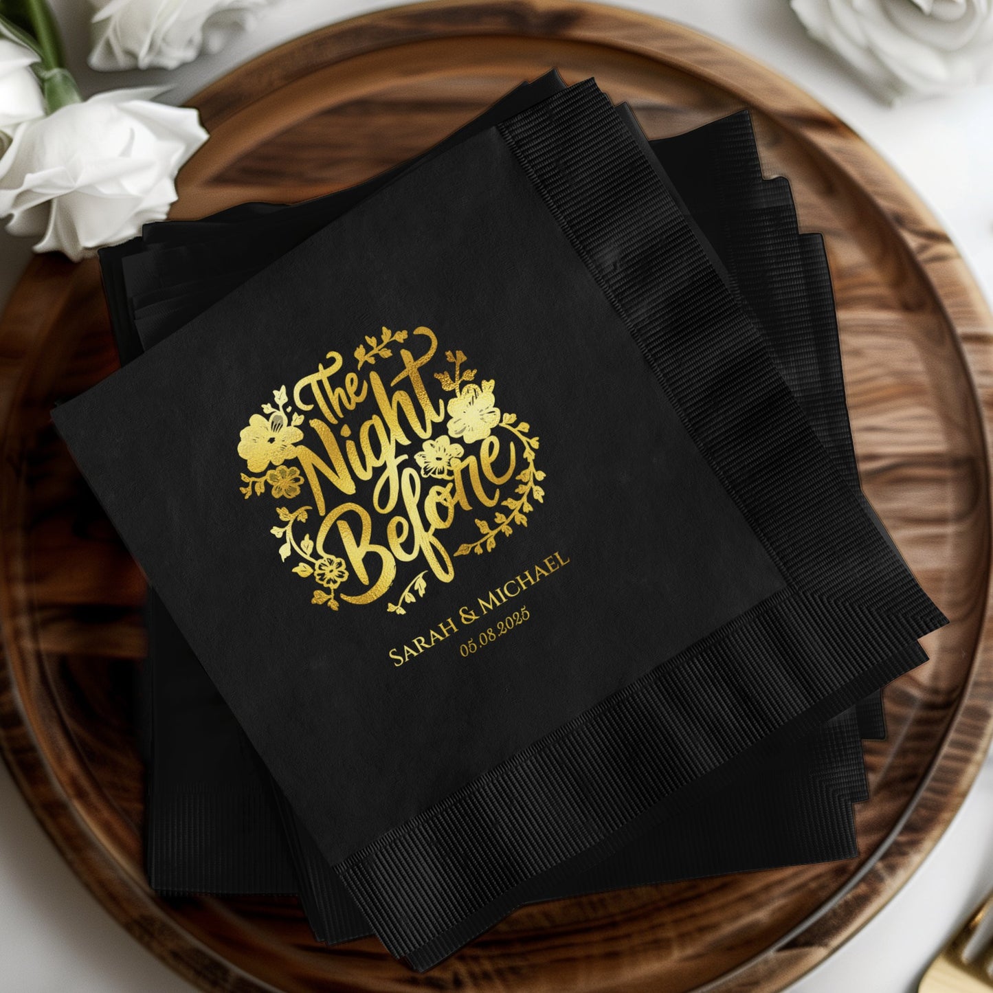 The Night Before Custom Event Napkins product