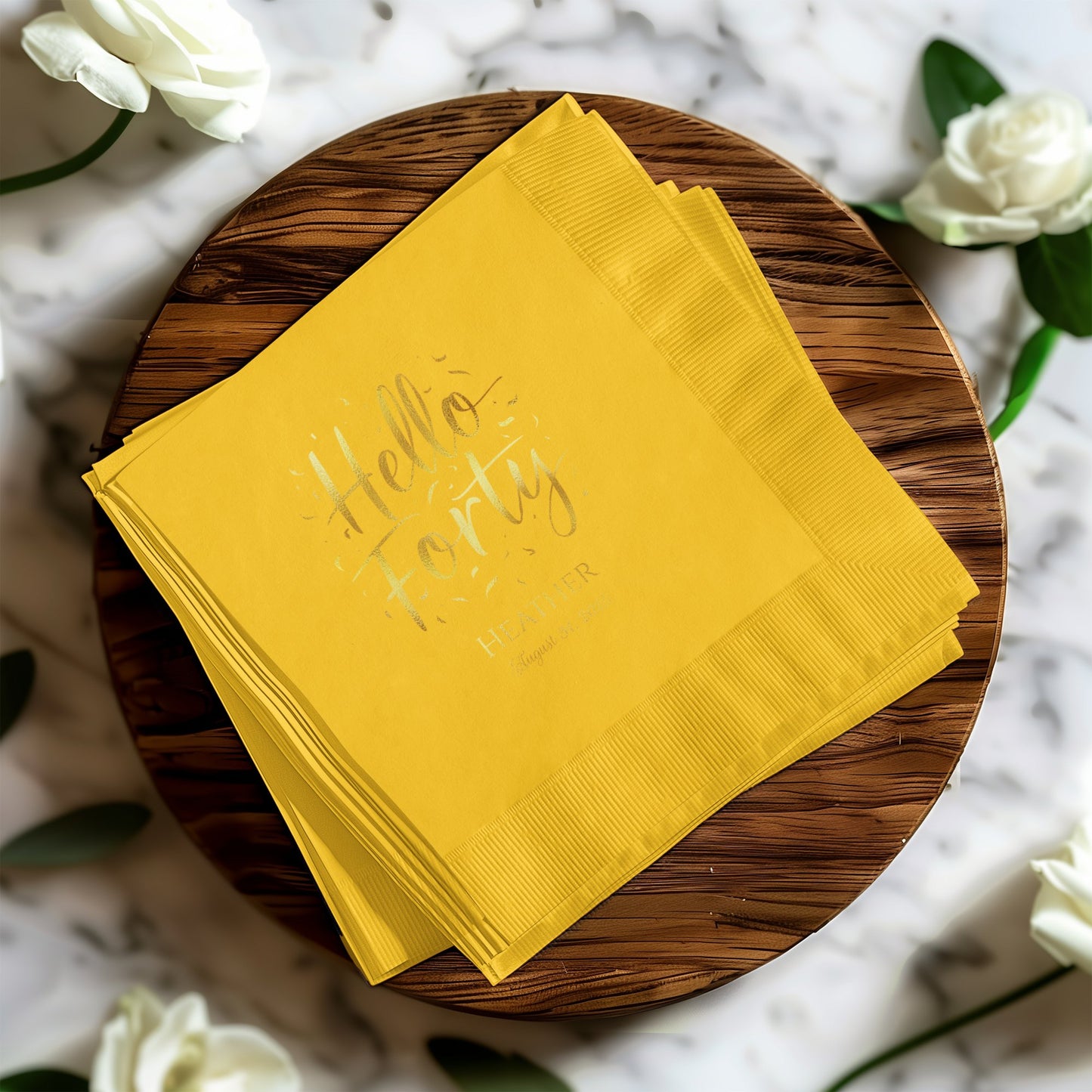 Hello Forty Decorative Napkins for Parties product