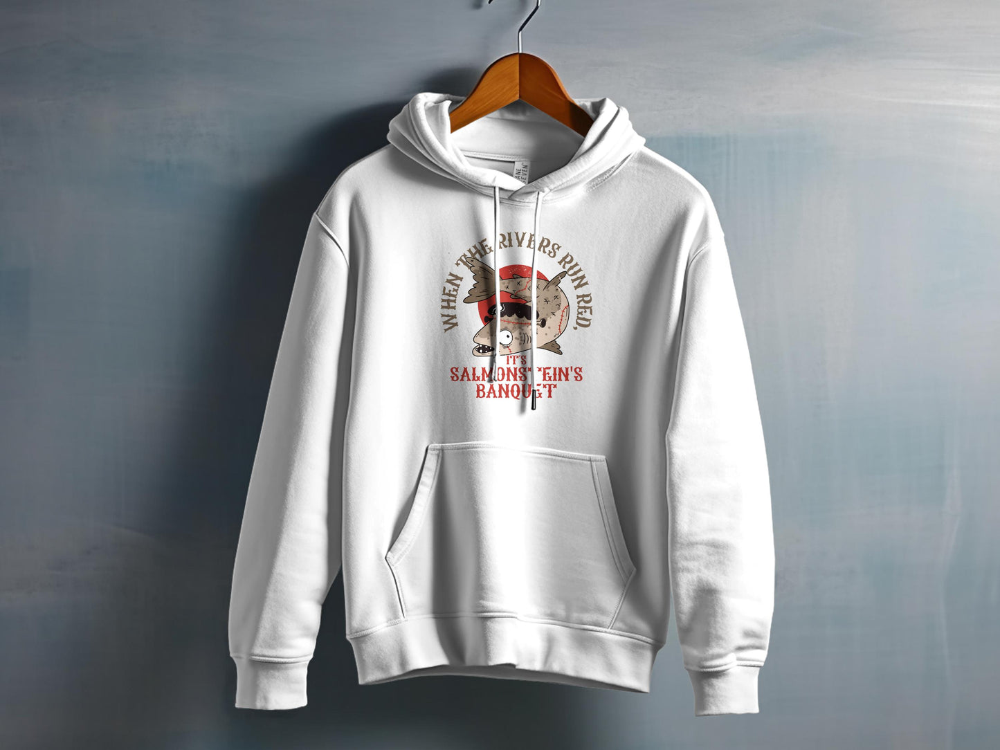When The Rivers Run Red Salmonstein's Banquet Hoodie product