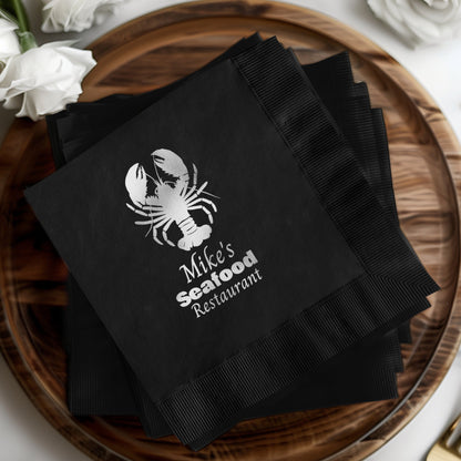 Mike's Seafood Restaurant Customized Napkins product