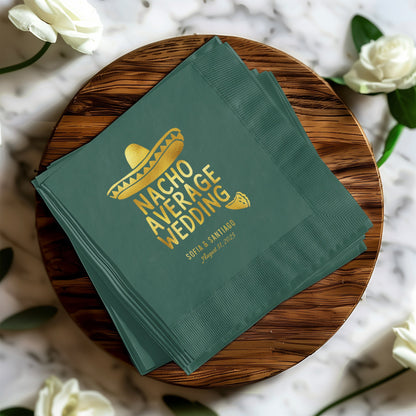 Nacho Average Wedding Personalized Napkins product