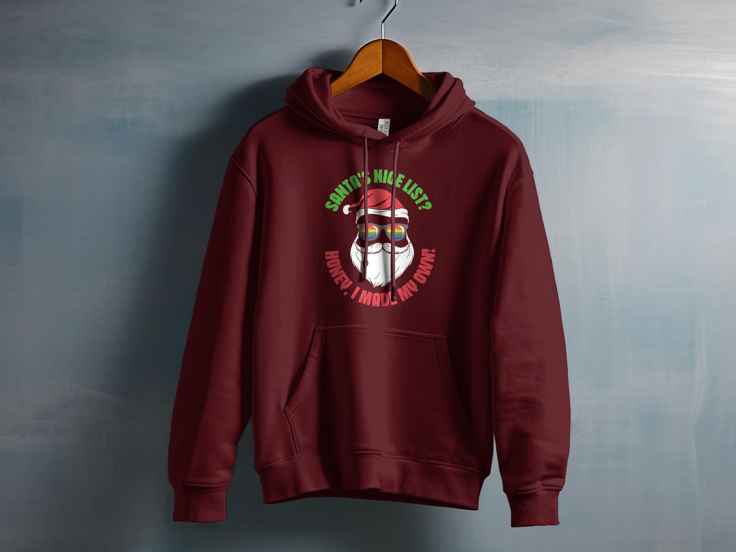 Santa's Nice List I Know I Know Hoodie product